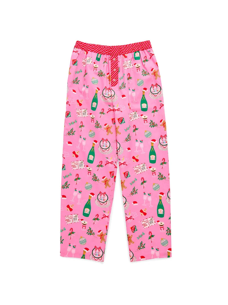 Shiraleah Merry Icons Boxer Pant, Pink