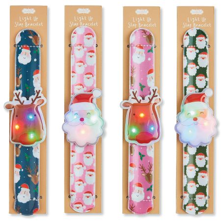 Christmas Light-Up Slap Bracelets