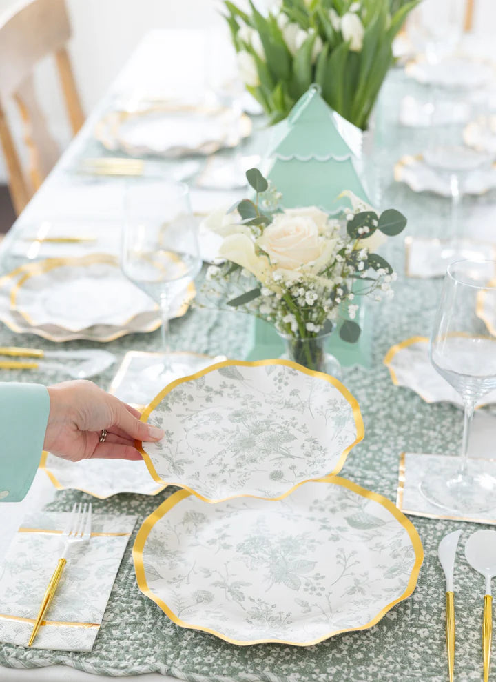 Timeless Sage Salad Plates/8pk