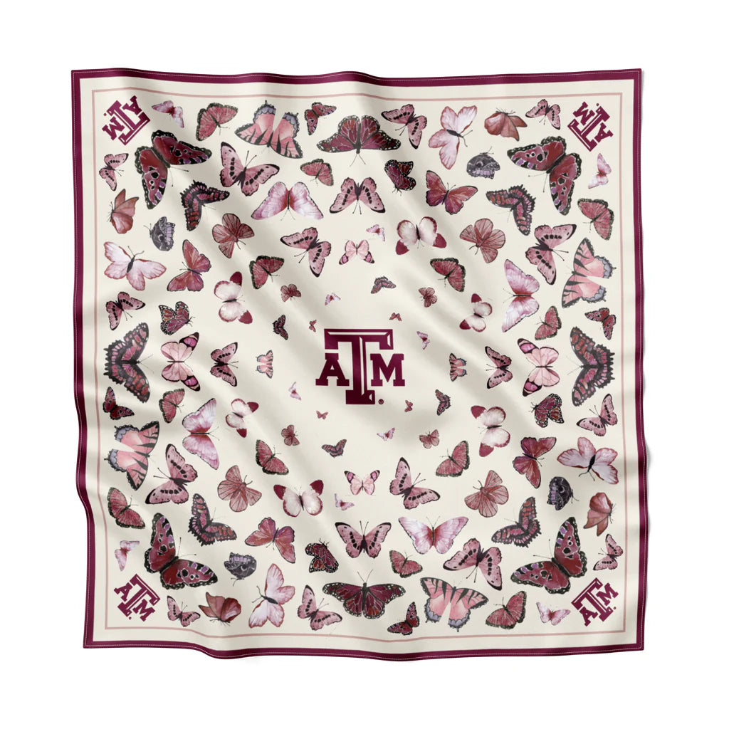 Texas A&M University Square Silk Scarf