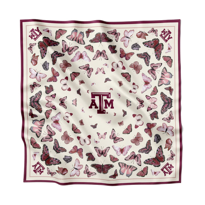 Texas A&M University Square Silk Scarf