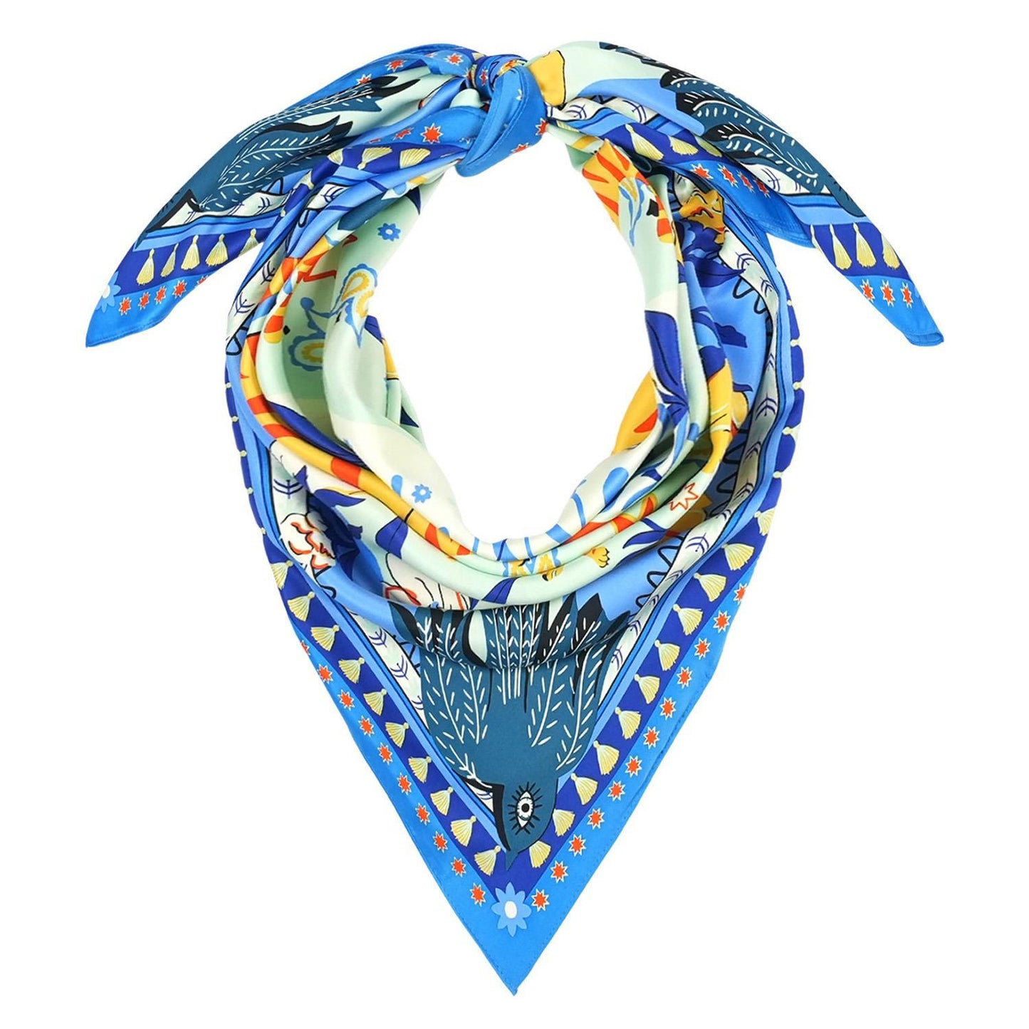 Bandidas Blue Medium Scarf Designed by Wild Paris - Recycled Polyester