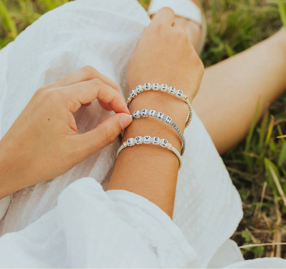 My Saint My Hero Little Words Project and My Saint My Hero Faith Bracelet