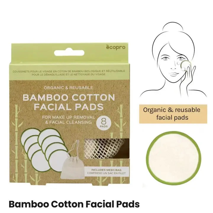 Bamboo Cotton Facial Pads