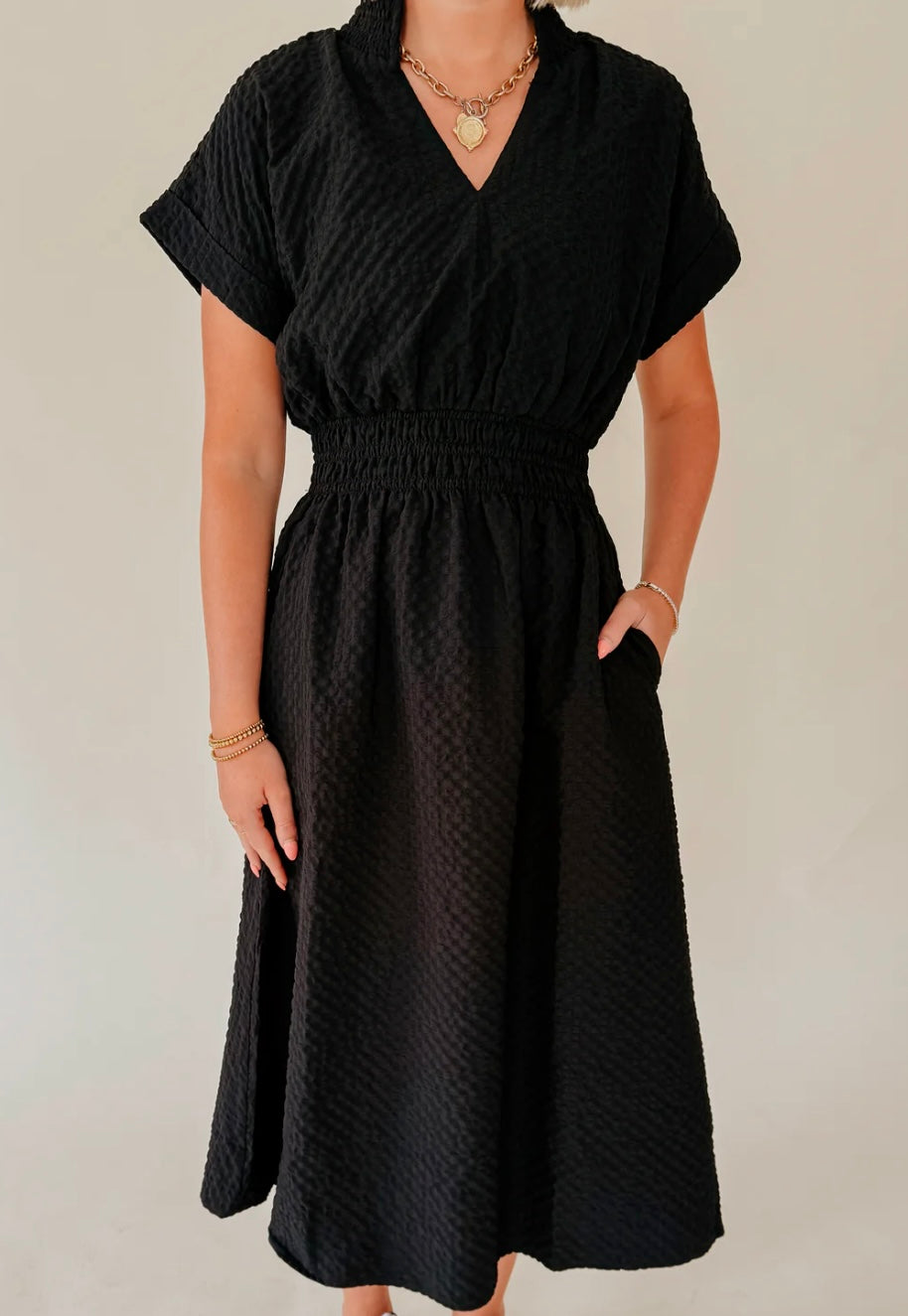 THML BLACK DRESS