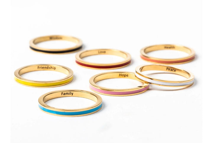 My Saint My Hero Stack your Blessing Rings