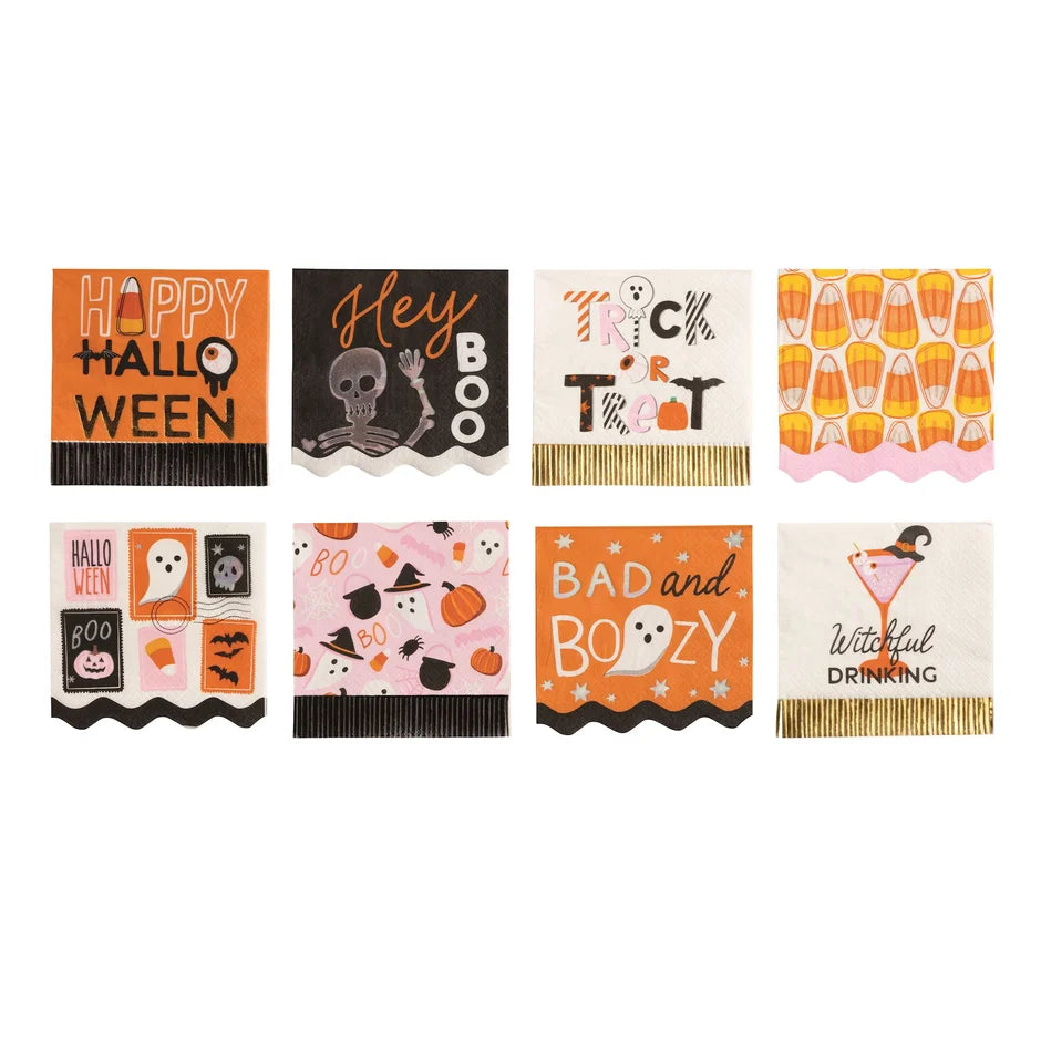 Halloween Cocktail Napkin Sets by Mud Pie