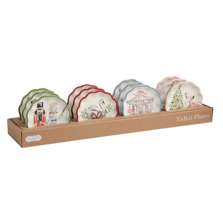 Winter Wonderland Tidbit Plates