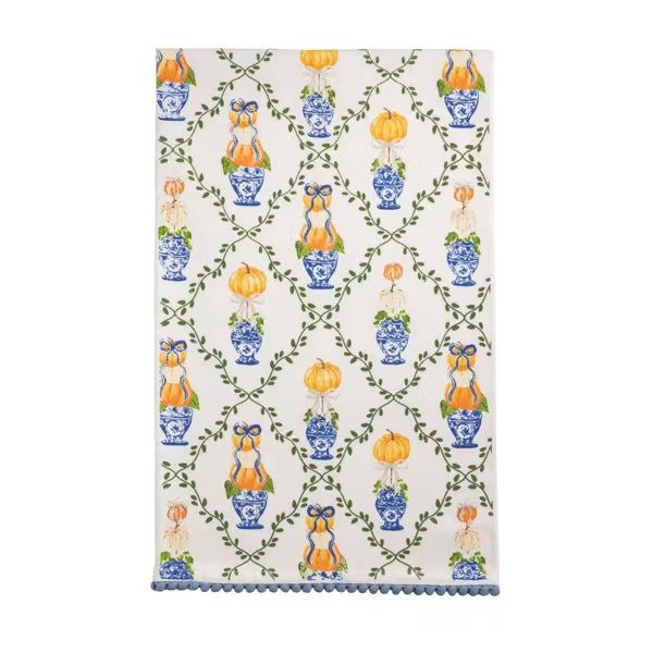 Pumpkin Topiary Towel