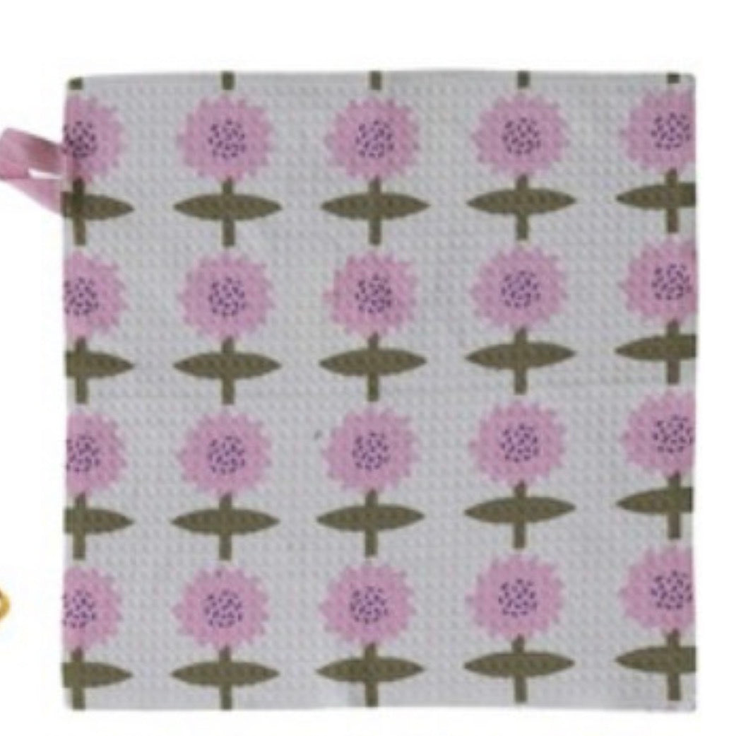 Hazel Mazel Bold Floral Microfiber Dishcloth