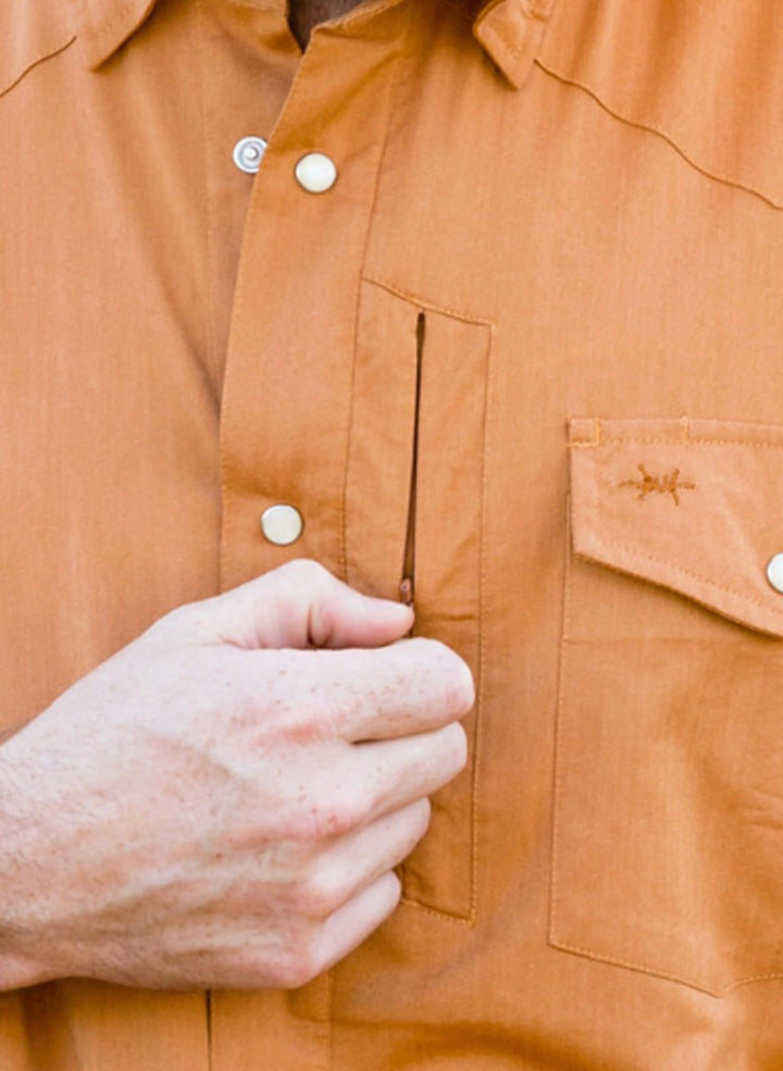 Texas Standard WESTERN FIELD SHIRT BURNT ORANGE