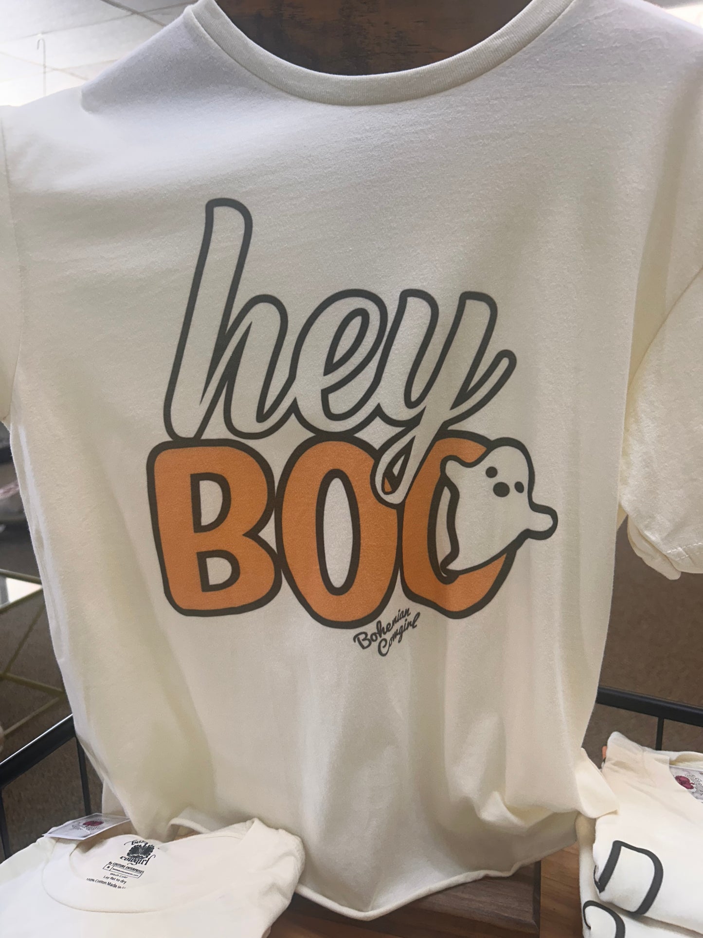 Halloween Hey Boo T-shirts Adult