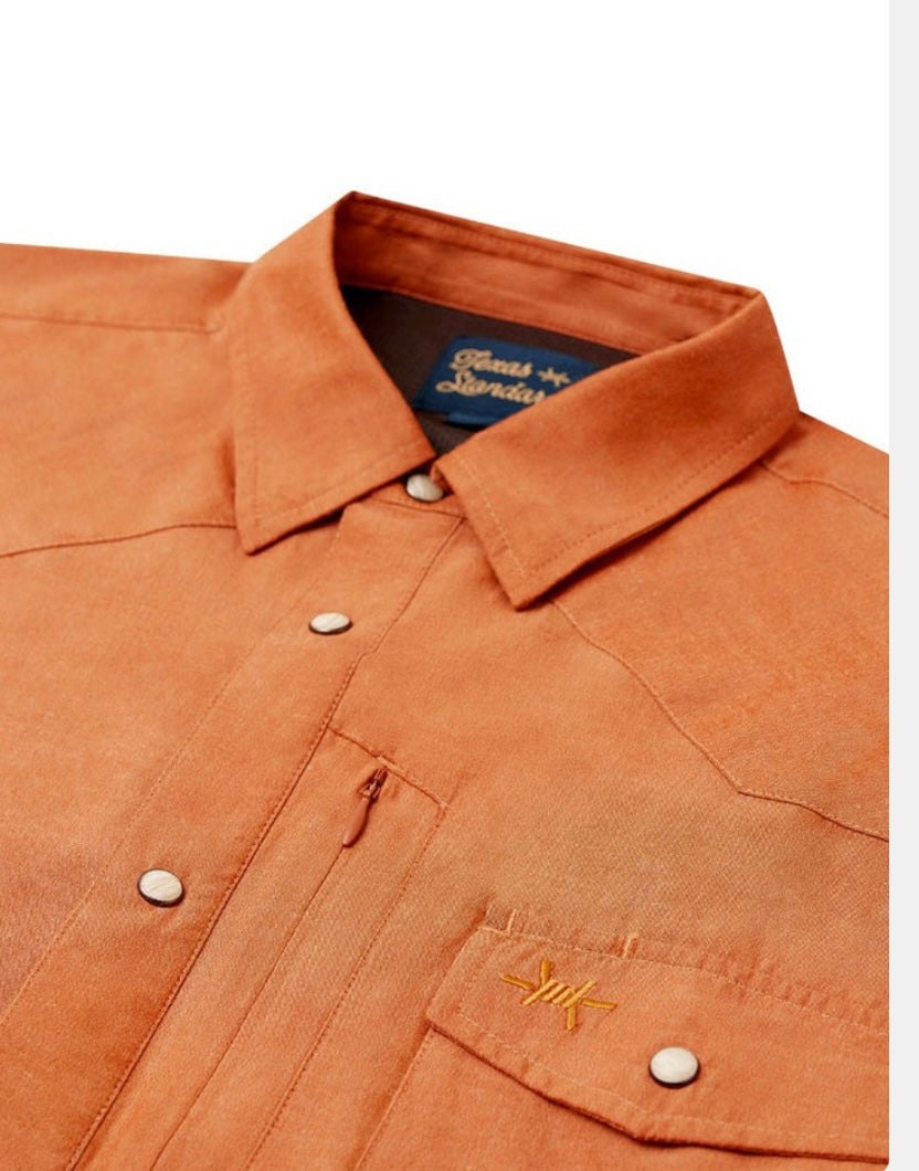 Texas Standard WESTERN FIELD SHIRT BURNT ORANGE
