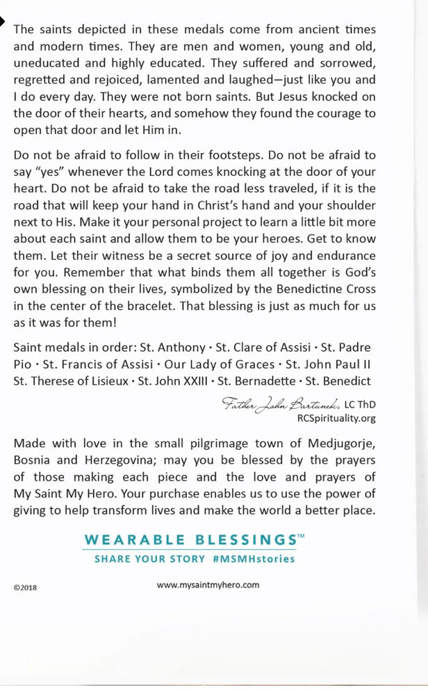 My Saint My Hero Saints & Heroes All Saints Bracelet