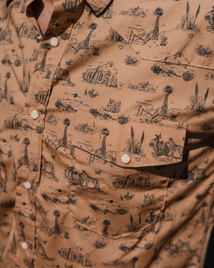 Texas Standard Signature Pearl Snap Style: West Texas Toile