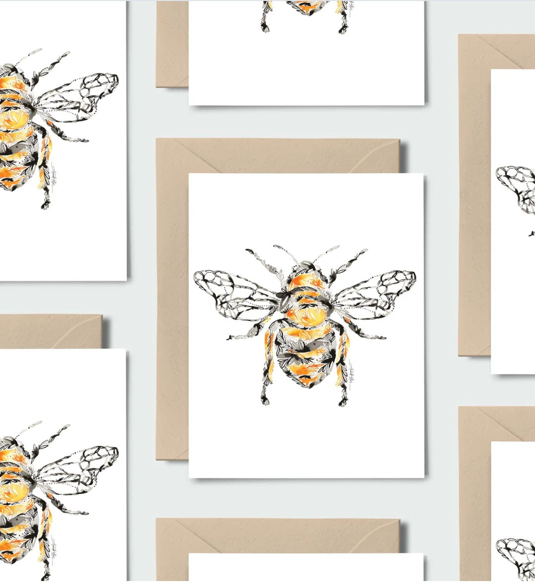 Honey Bee Notecard Set