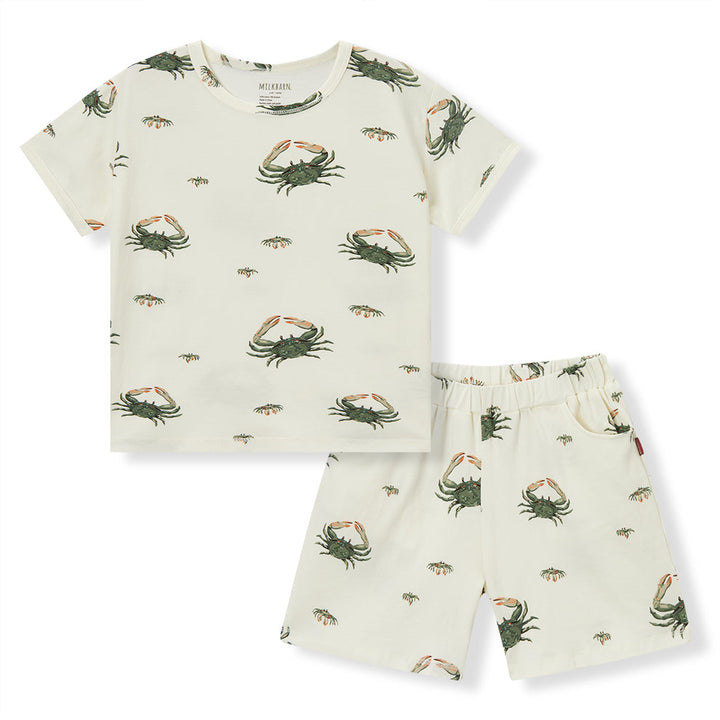 Coastal Crab Shirt & Shorts Set