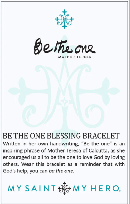 My Saint My Hero Be the One Blessing Bracelet
