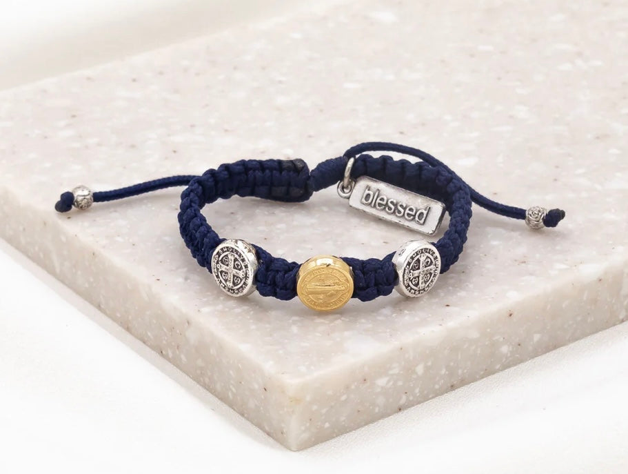 My Saint My Hero Blessing for Kids Benedictine Blessing Bracelet
