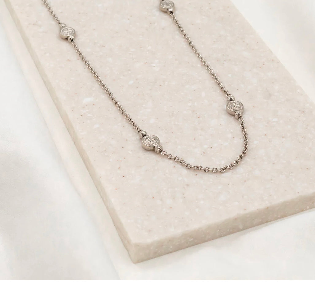 My Saint My Hero Blessings by the Yard Necklace