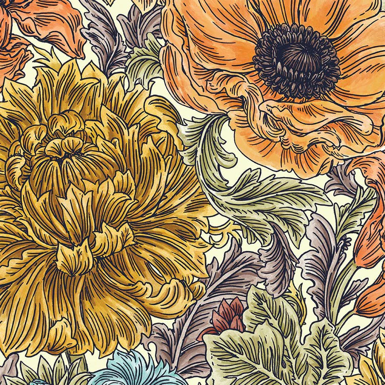 Autumn Acanthus Napkin