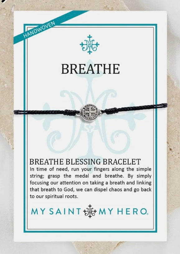 My Saint My Hero Breathe Blessing Bracelet