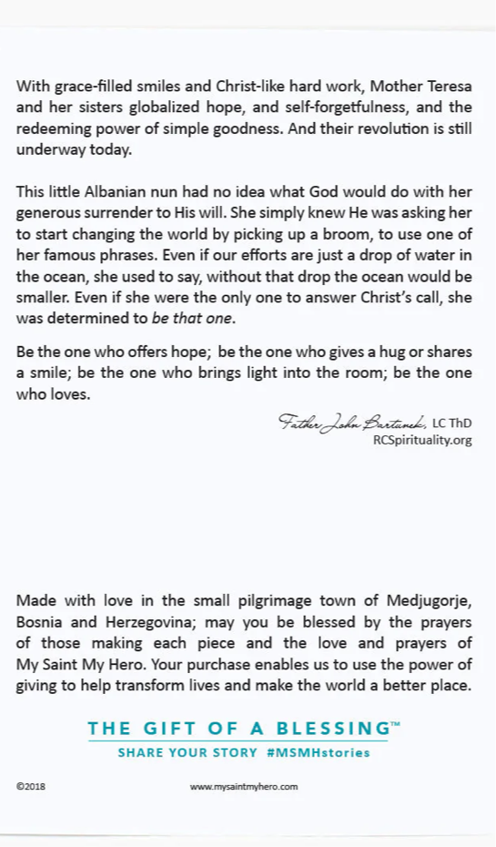 My Saint My Hero Be the One Blessing Bracelet
