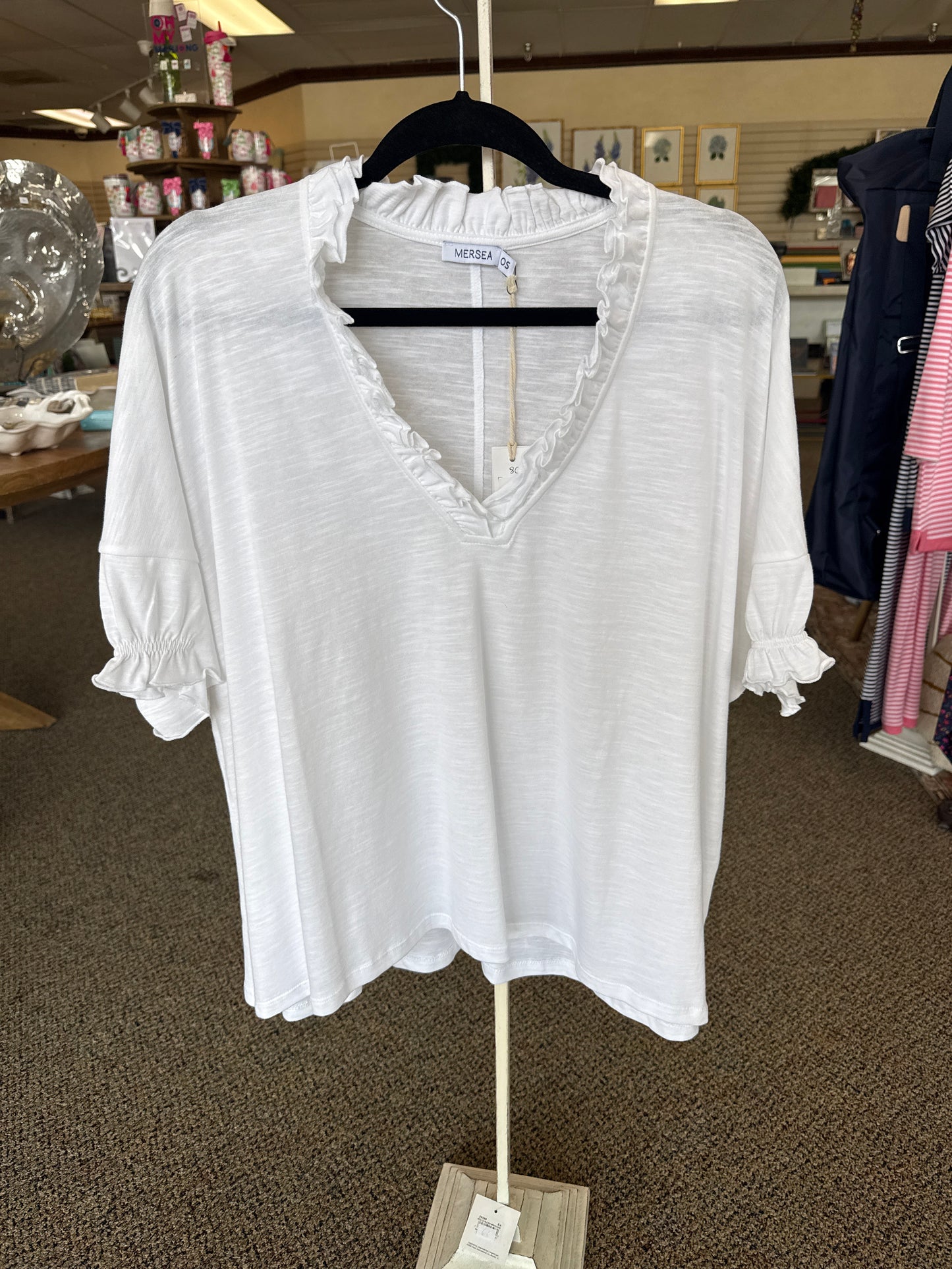 Amelia Ruffle Tee