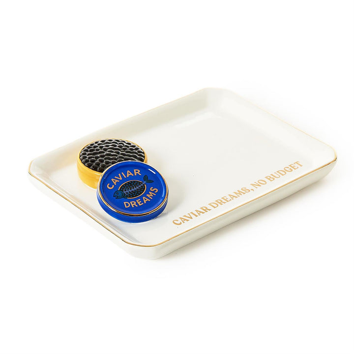 Caviar Dreams Icon Trinket Tray with Saying