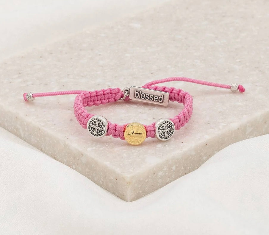 My Saint My Hero Blessing for Kids Benedictine Blessing Bracelet