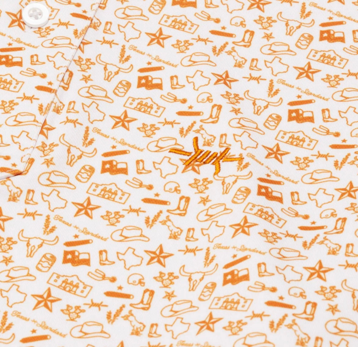 Texas Standard TRADITIONS POLO TEXAS ICONS BURNT ORANGE
