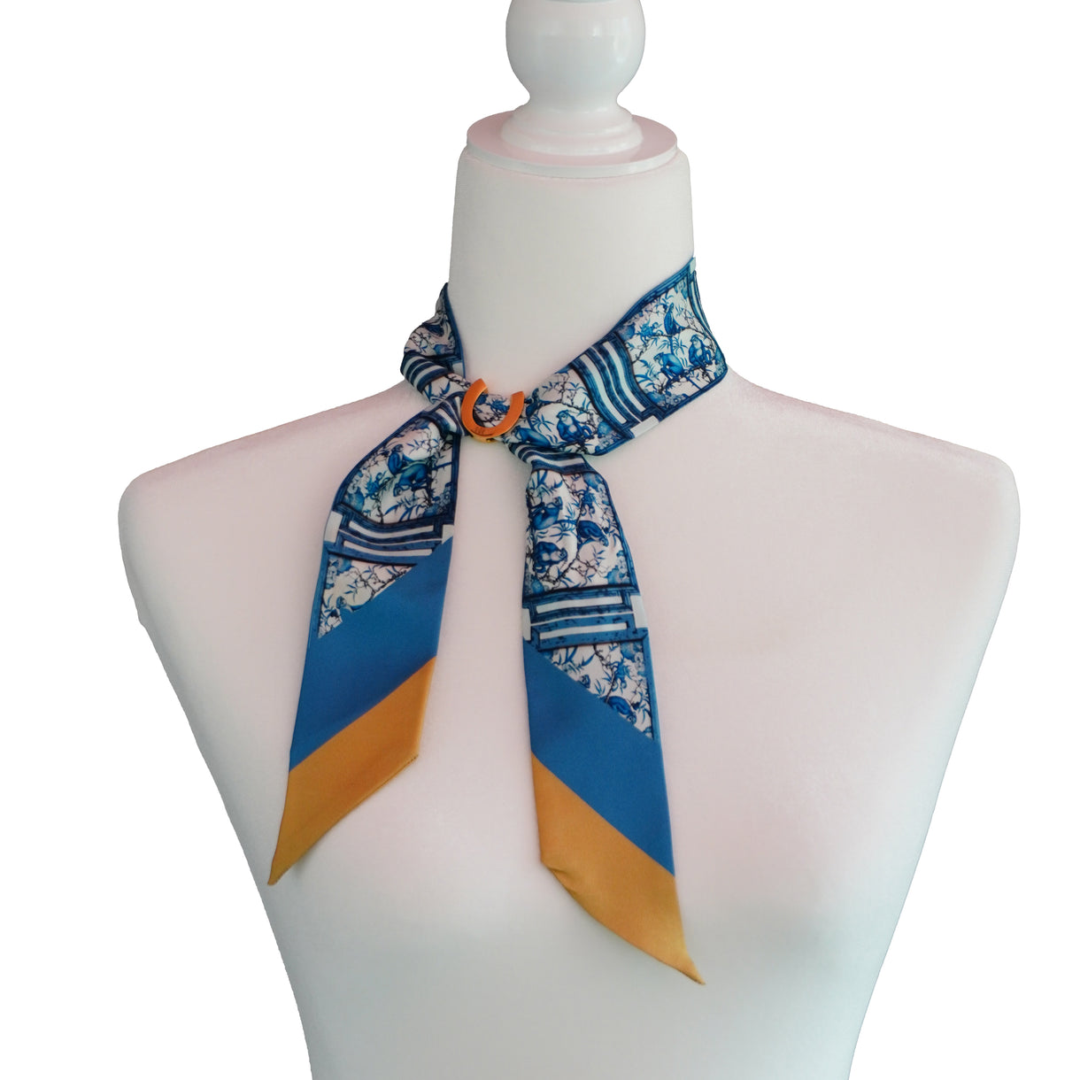Silk Twill Skinny Scarfs
