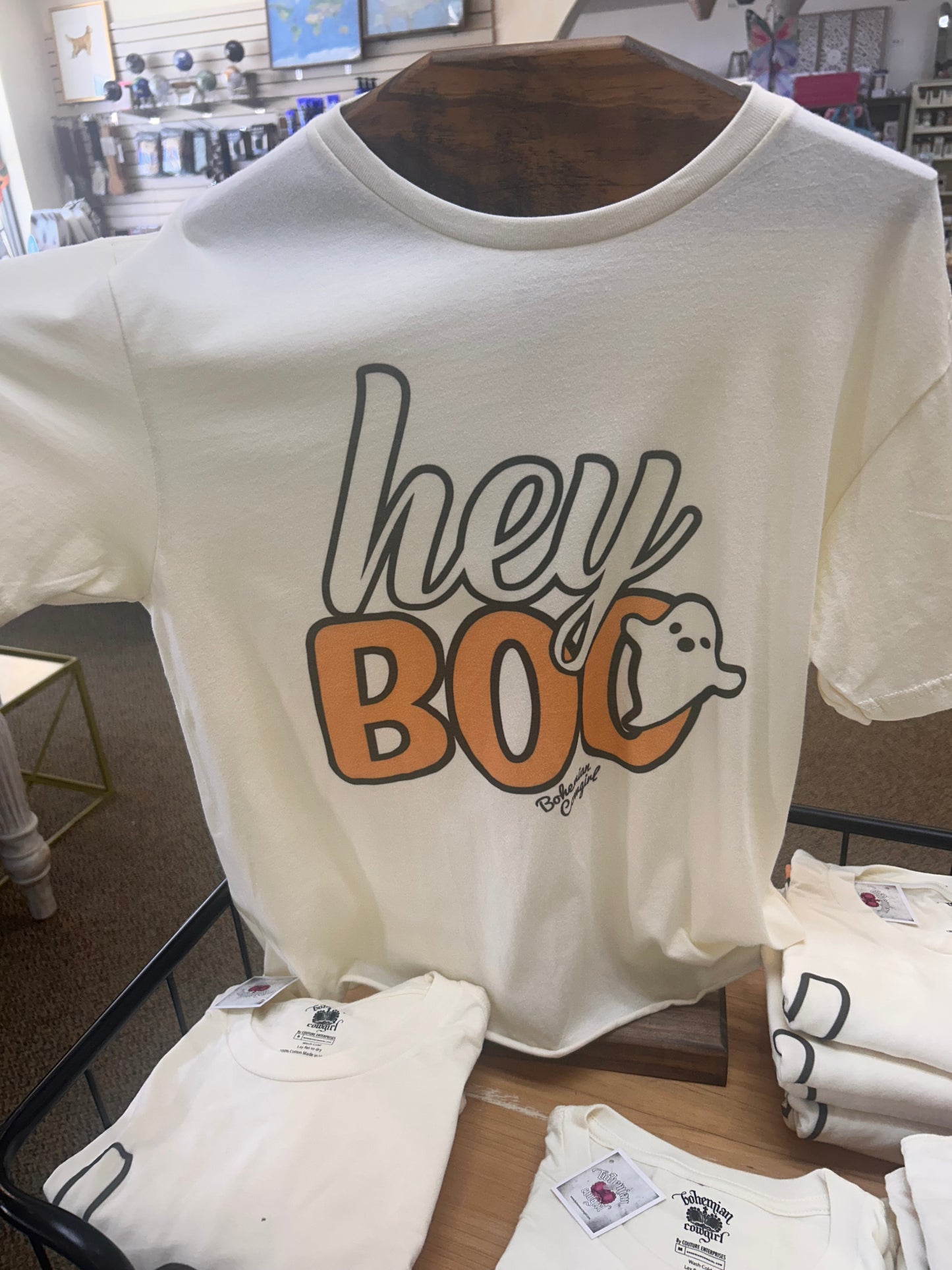 Halloween Hey Boo T-shirts Adult