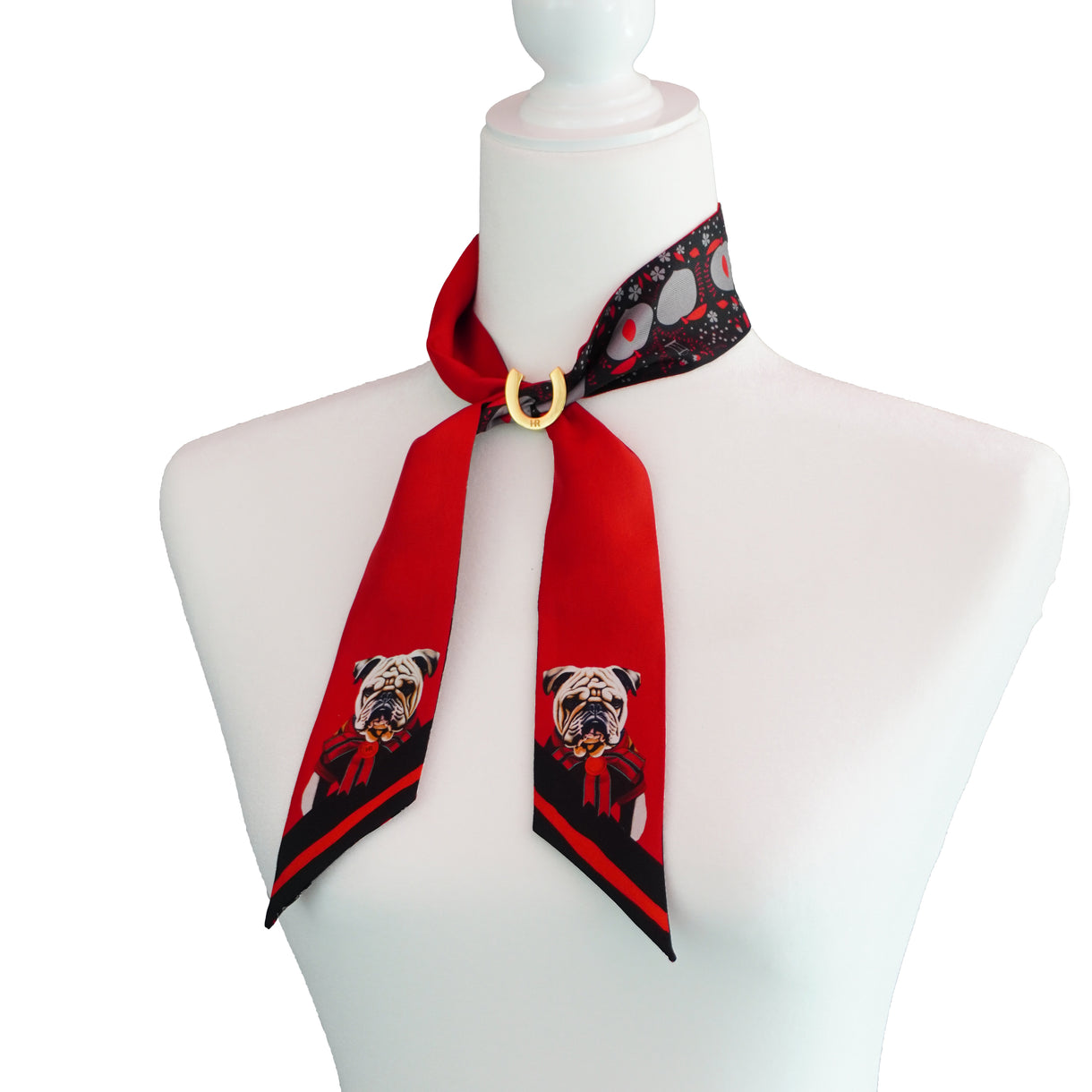 Silk Twill Skinny Scarfs