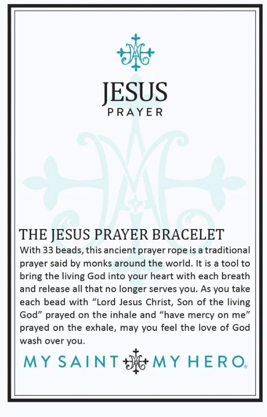 My Saint My Hero Jesus Prayer Bracelet