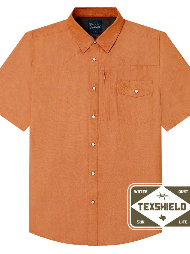 Texas Standard WESTERN FIELD SHIRT BURNT ORANGE