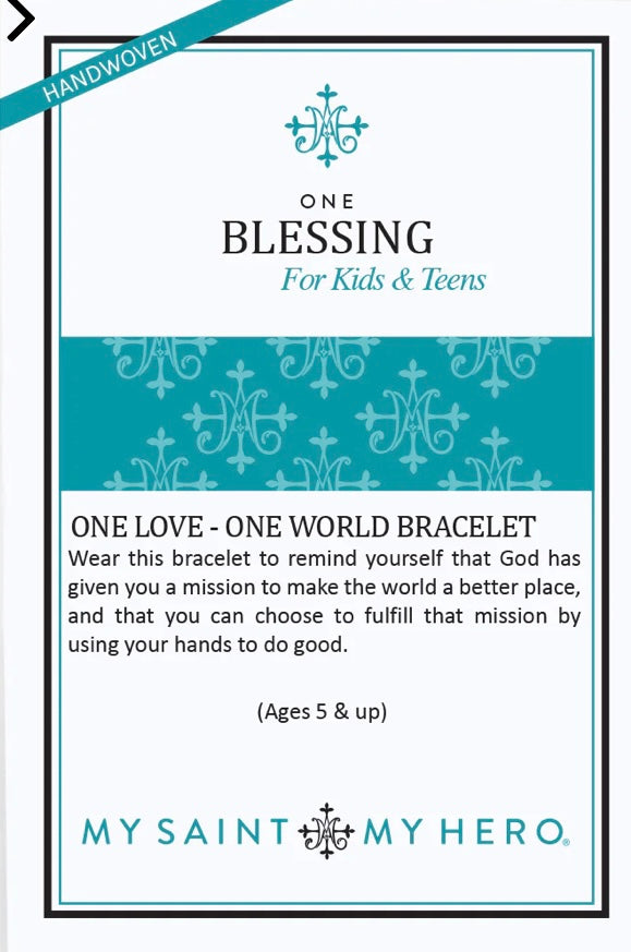My Saint My Hero One Blessing for Kids and Teens Bracelet