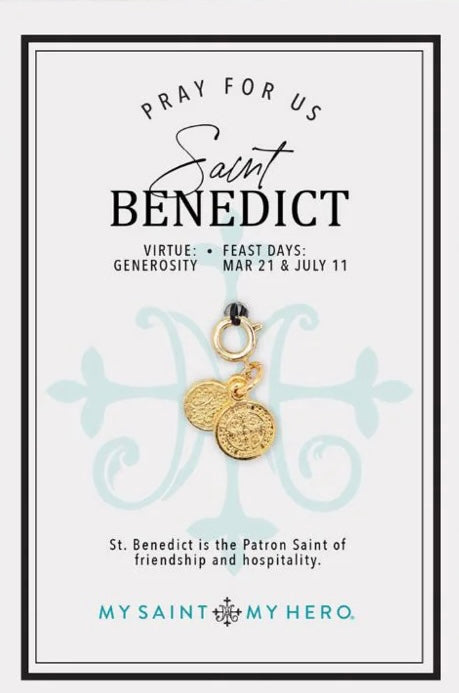 My Saint My Hero St. Benedict Charm