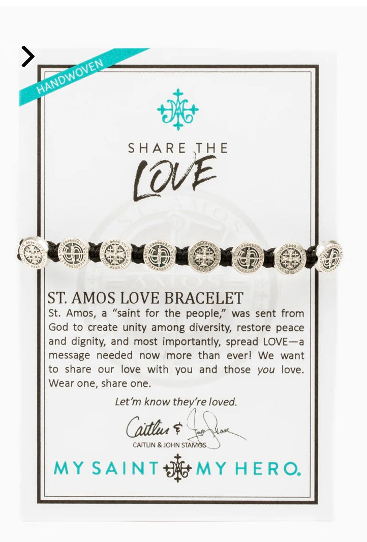 My Saint My Hero Share the Love - St. Amos Love Bracelet