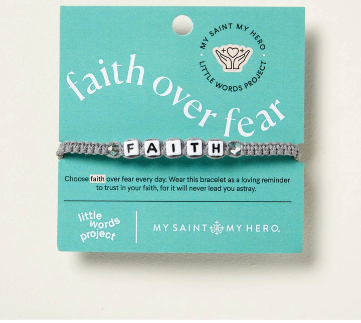 My Saint My Hero Little Words Project and My Saint My Hero Faith Bracelet