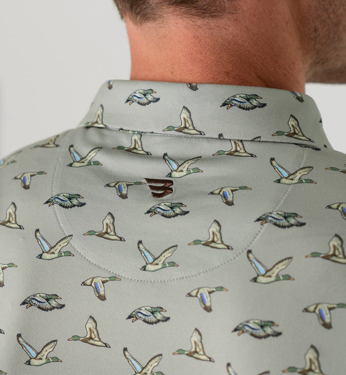 Performance Polo - Flying Ducks - Green