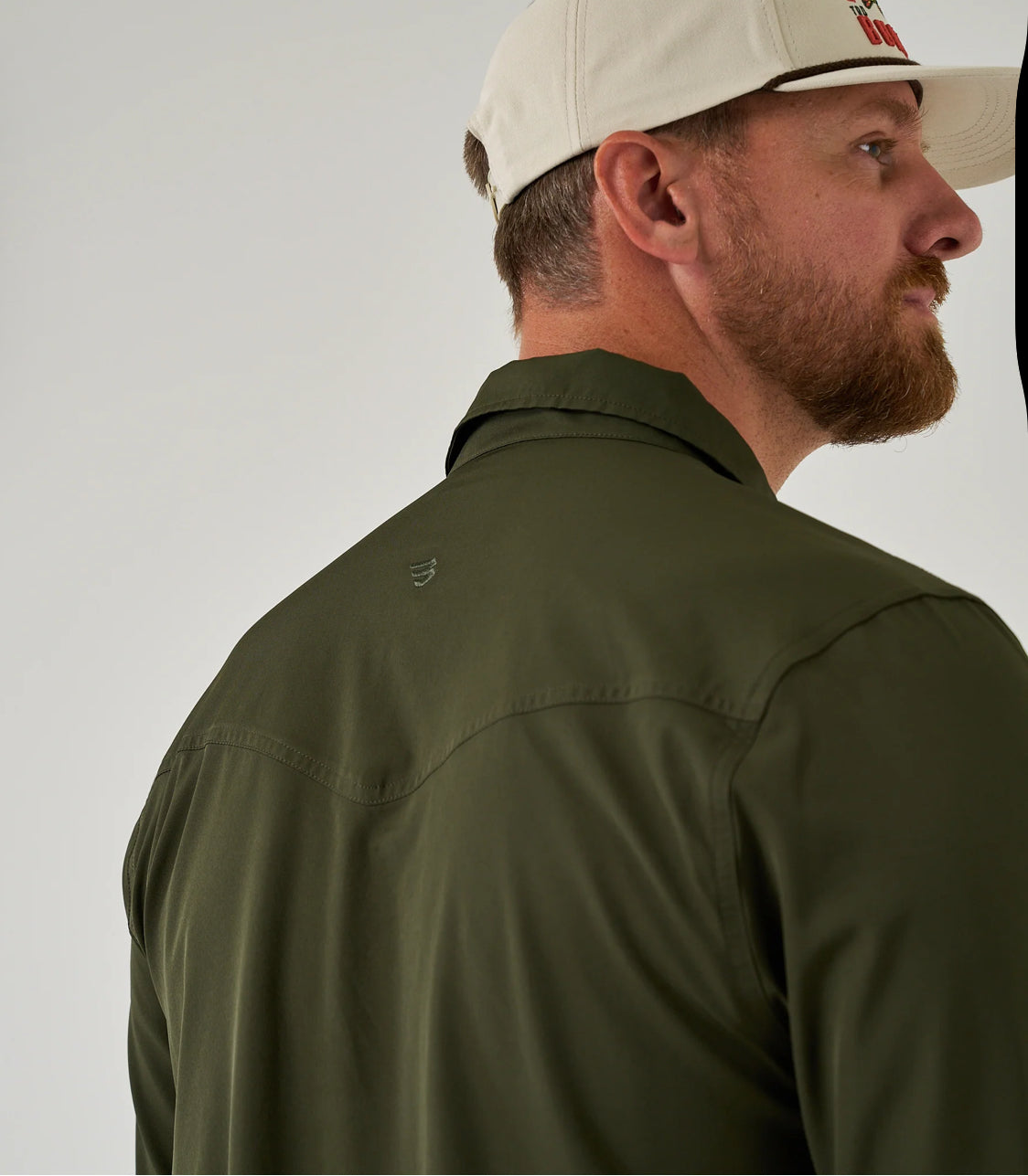 Long Sleeve - Performance Western Shirt - Mallard Green