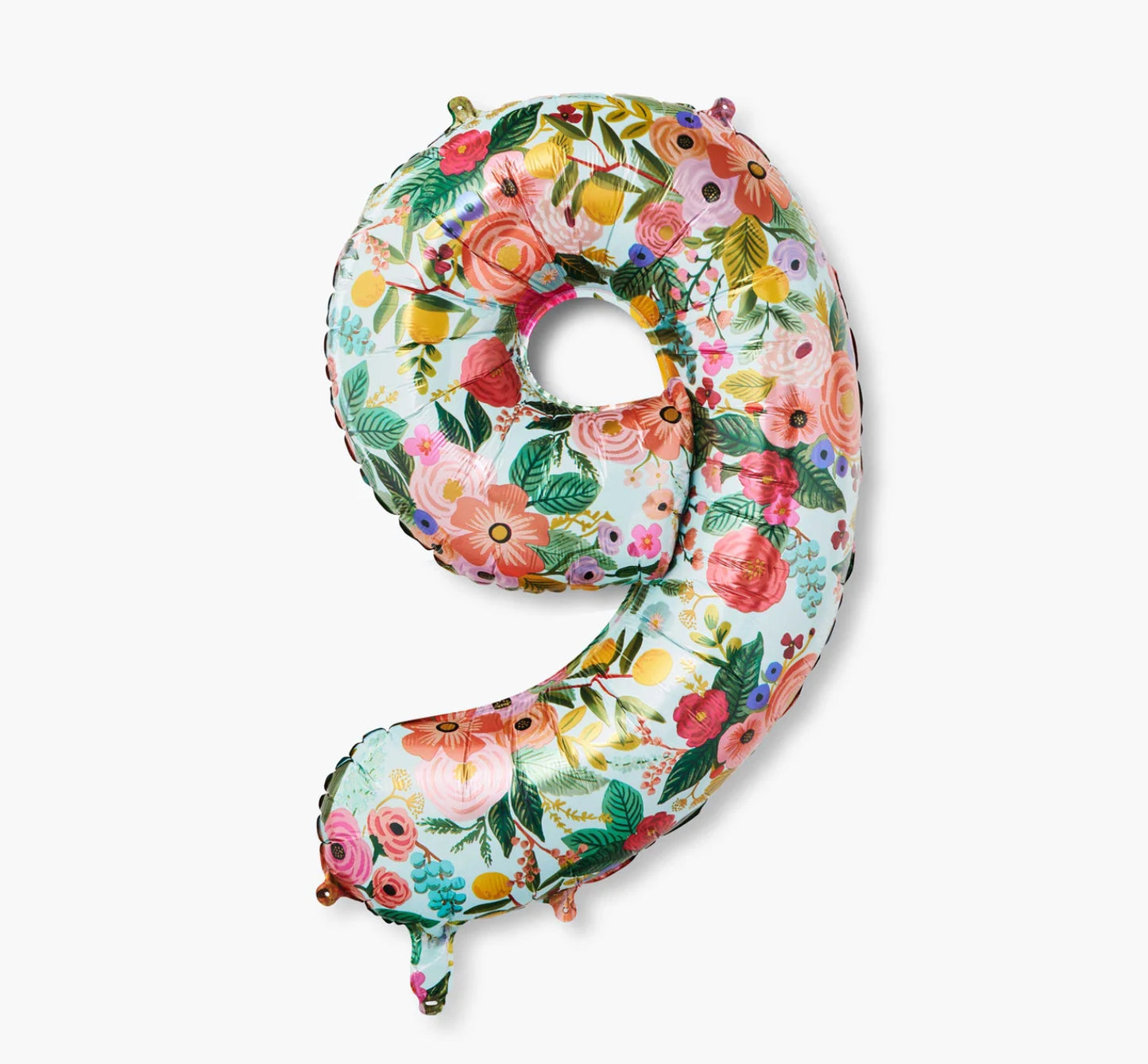 Numbered Floral Balloons