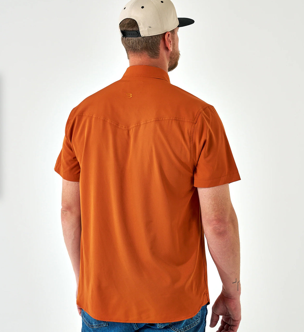 Performance Western Shirt - Orange