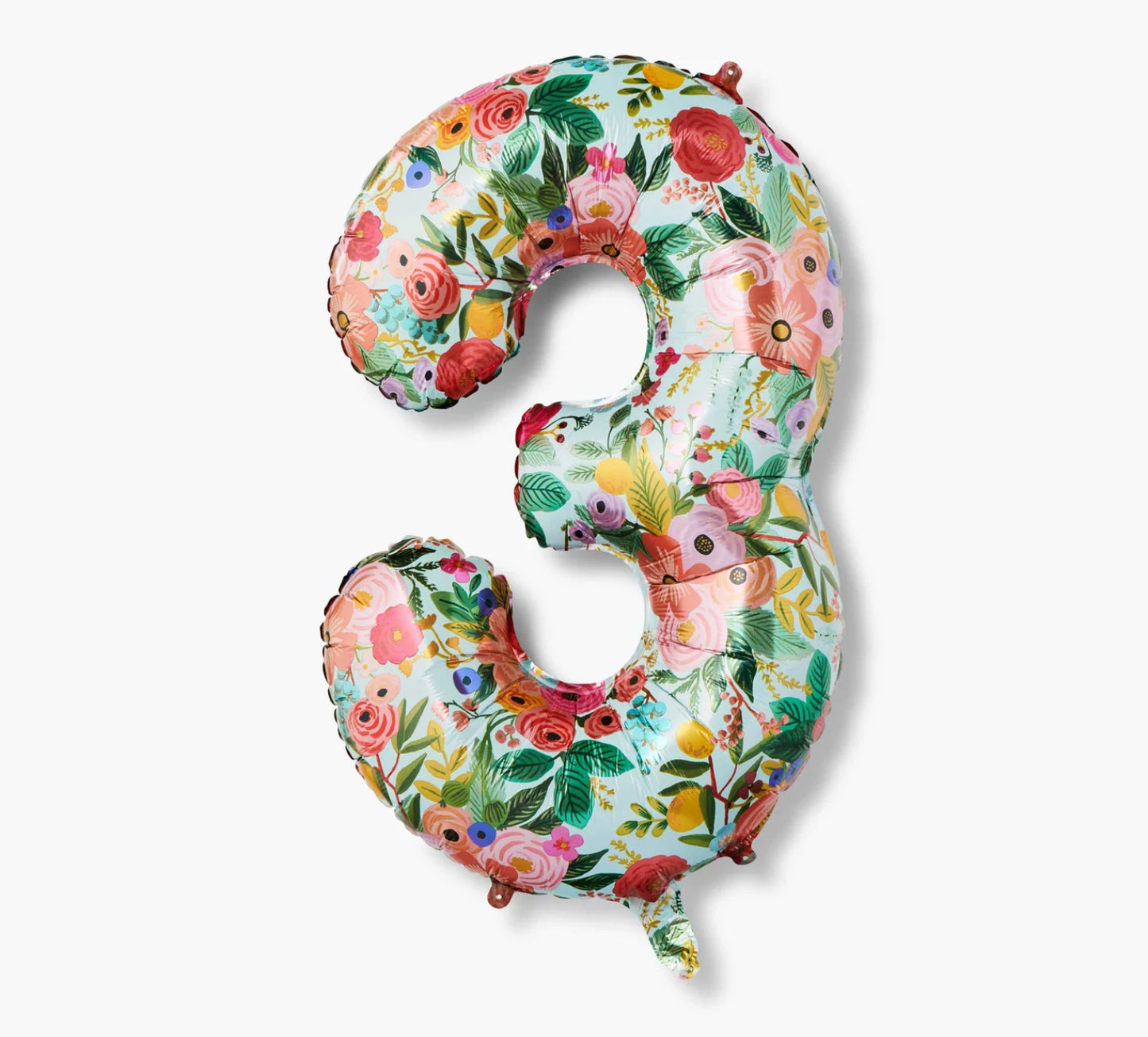 Numbered Floral Balloons