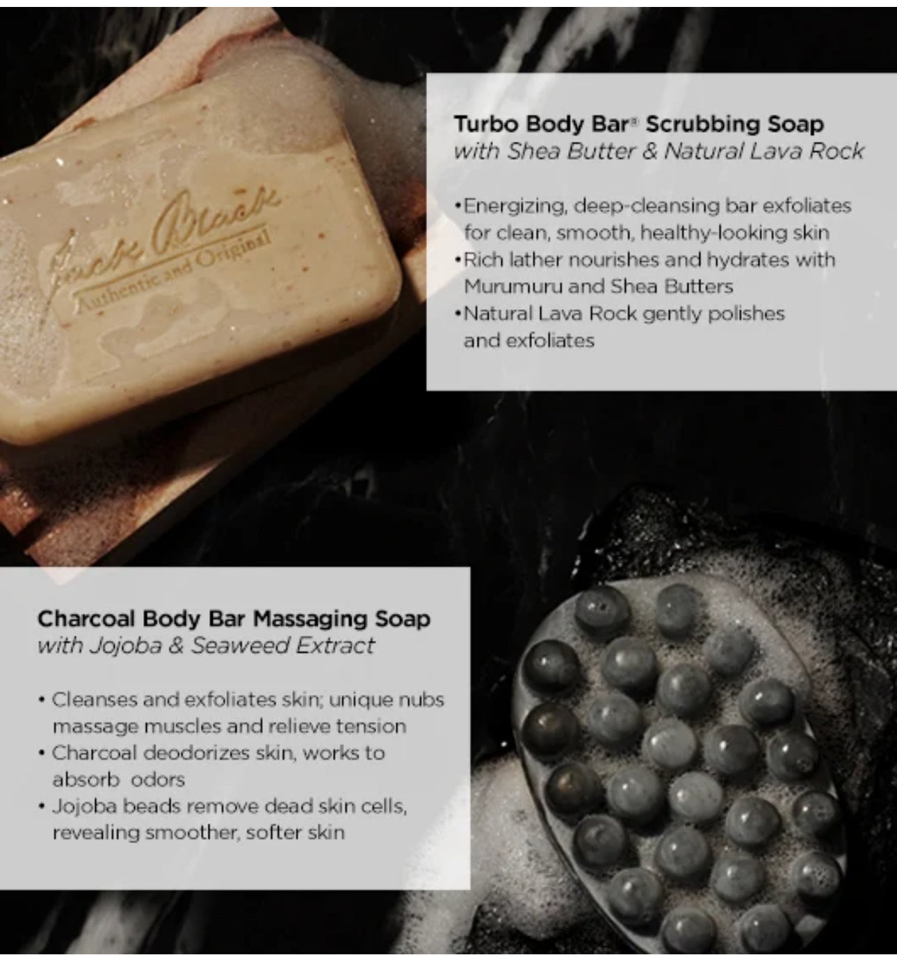 Turbo Body Bar Scrubbing Soap with Shea Butter & Lava Rock