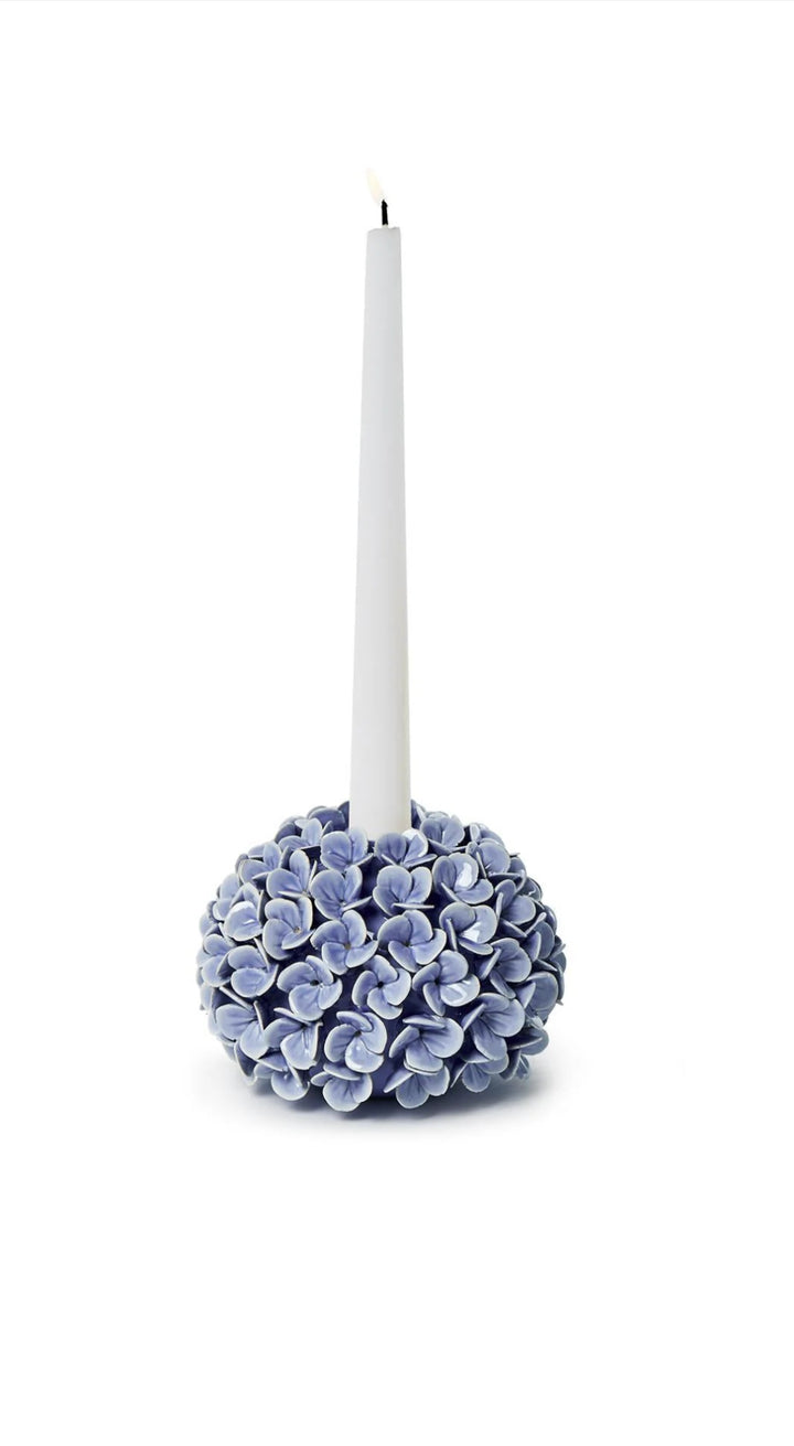 Hydrangea Taper Candle Holder