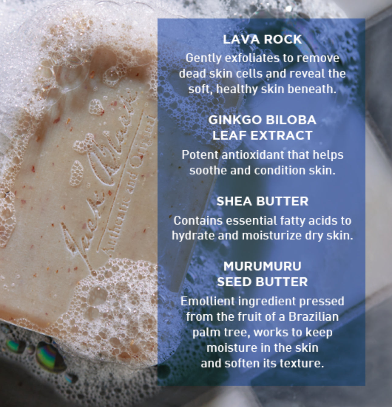 Turbo Body Bar Scrubbing Soap with Shea Butter & Lava Rock