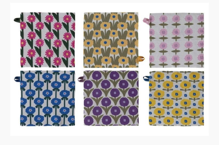 Hazel Mazel Bold Floral Microfiber Dishcloth
