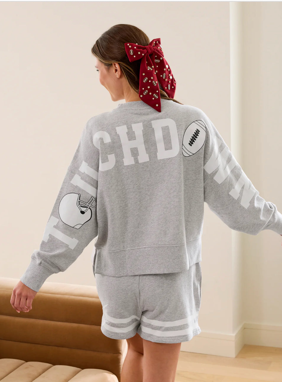 Shiraleah “Touchdown” relaxed sweatshirt